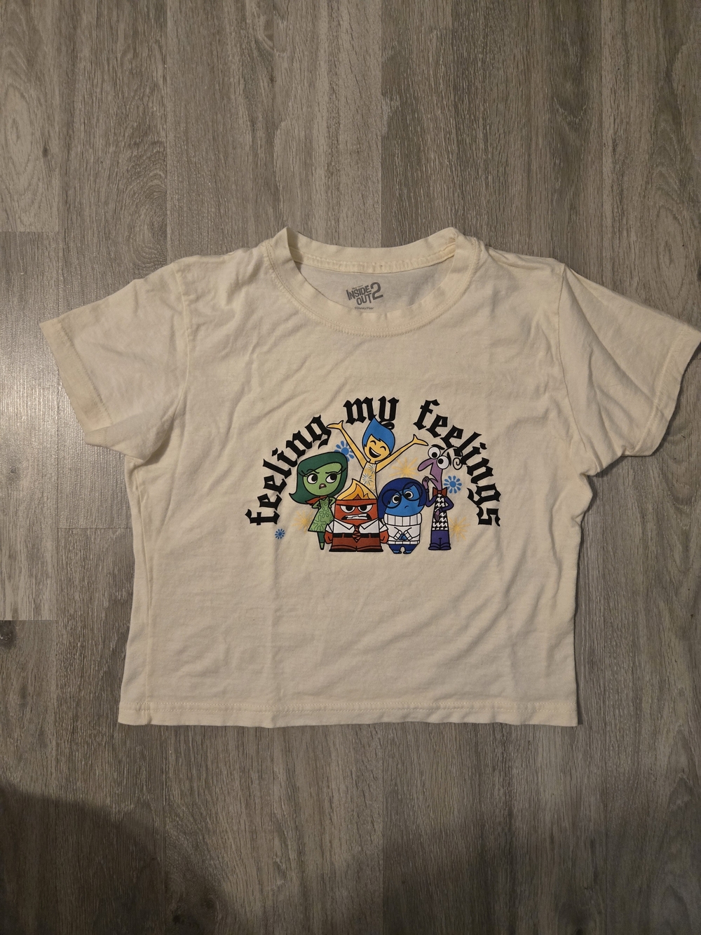 Inside Out 'Feeling My Feelings' Character Crop Top